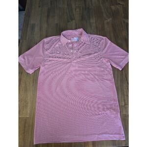 Chick-Fil-A Polo Red White Shirt Womens SM Team Work Hydrochill Uniform Top